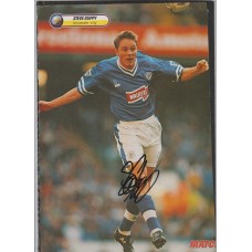Signed picture of Steve Guppy the Leicester City footballer. 